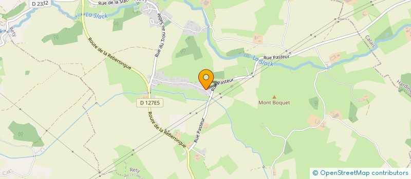 localisation de l'entreprise MONSIEUR LUDOVIC BELLANGER  RETY