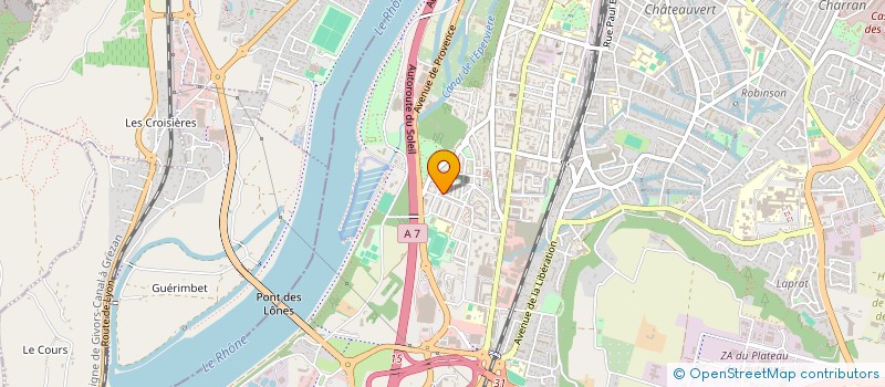 localisation de l'entreprise MONSIEUR LUDOVIC BELVER  VALENCE