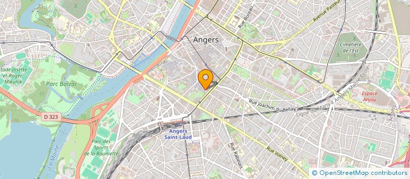 localisation de l'entreprise MONSIEUR LUDOVIC BENHARD à ANGERS