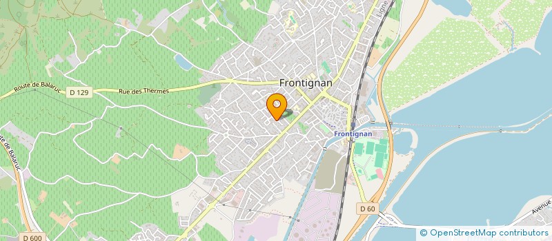 localisation de l'entreprise MONSIEUR LUDOVIC BENNON à FRONTIGNAN