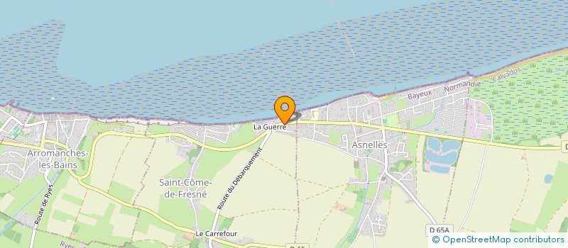 localisation de l'entreprise MONSIEUR LUDOVIC BENOIST  SAINT-COME-DE-FRESNE