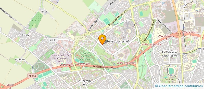 localisation de l'entreprise MONSIEUR LUDOVIC BENOIT à CAEN