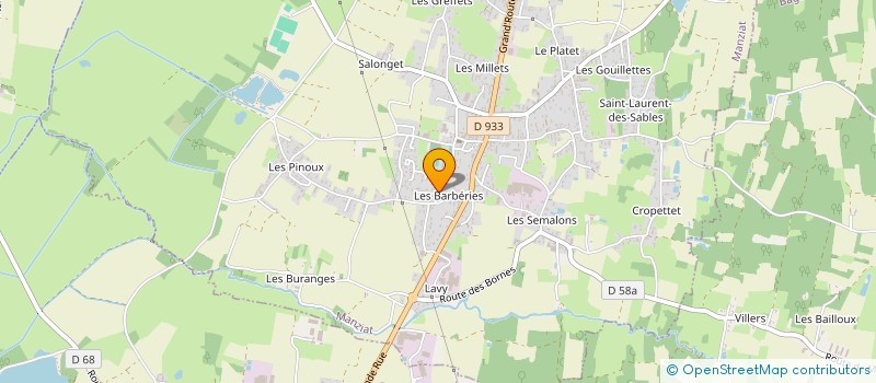 localisation de l'entreprise MONSIEUR LUDOVIC BENOIT à MANZIAT