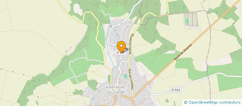 localisation de l'entreprise MONSIEUR LUDOVIC BERGER  VILLENAUXE-LA-GRANDE