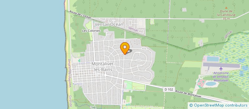 localisation de l'entreprise MONSIEUR LUDOVIC BERGER  VENDAYS-MONTALIVET