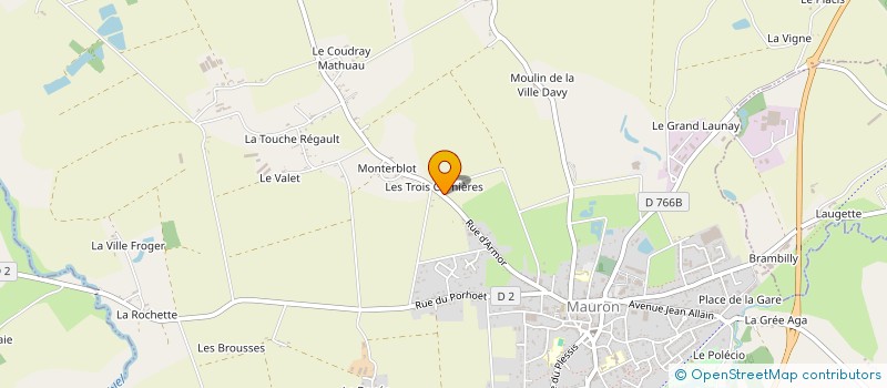 localisation de l'entreprise MONSIEUR LUDOVIC BERHAULT à MAURON