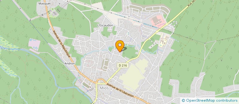 localisation de l'entreprise MONSIEUR LUDOVIC BERLAND  MIOS