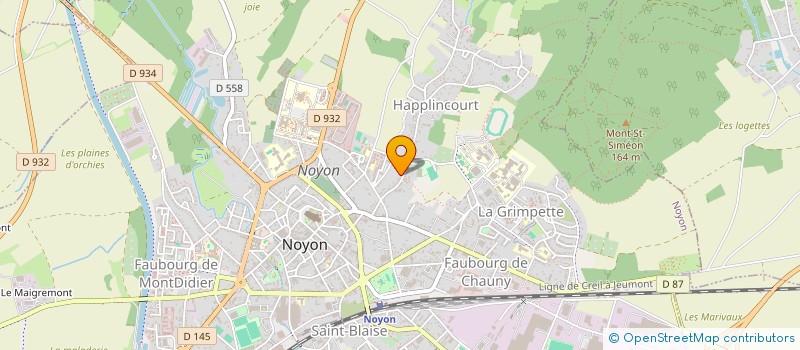 localisation de l'entreprise MONSIEUR LUDOVIC BERNARD à NOYON