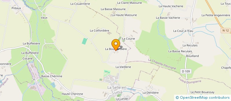 localisation de l'entreprise MONSIEUR LUDOVIC BERTEL  LA SELLE-EN-LUITRE