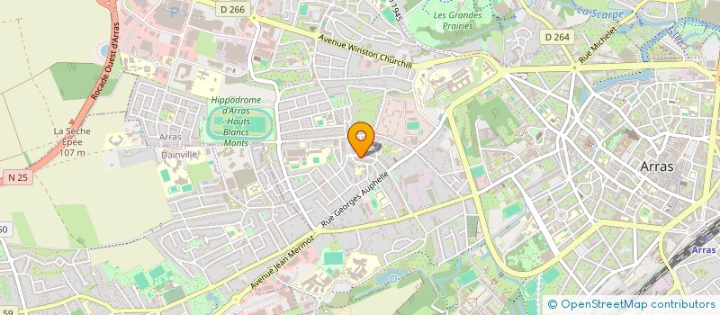 localisation de l'entreprise MONSIEUR LUDOVIC BERTOUX à ARRAS