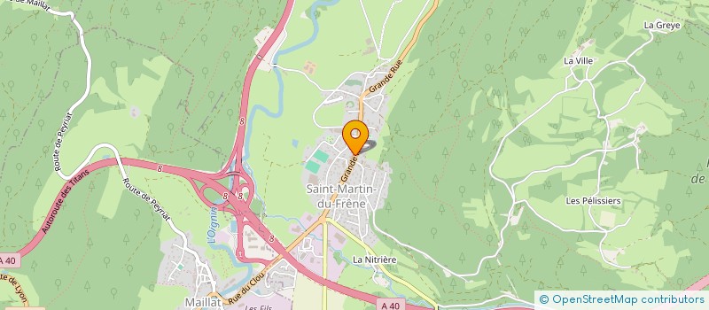 localisation de l'entreprise MONSIEUR LUDOVIC BERTRAND  VIEU-D'IZENAVE