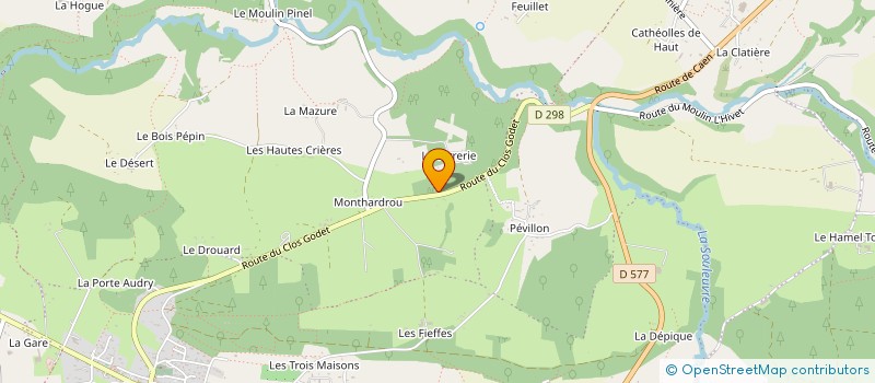 localisation de l'entreprise MONSIEUR LUDOVIC BESLON  VAL DE DROME