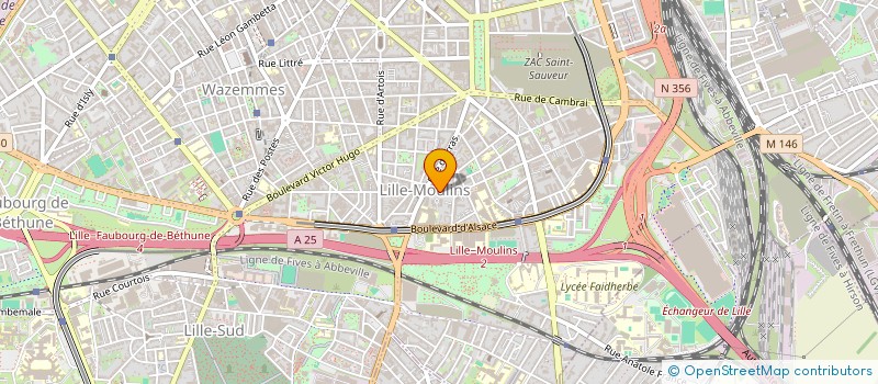 localisation de l'entreprise MONSIEUR LUDOVIC BEUGIN à LILLE