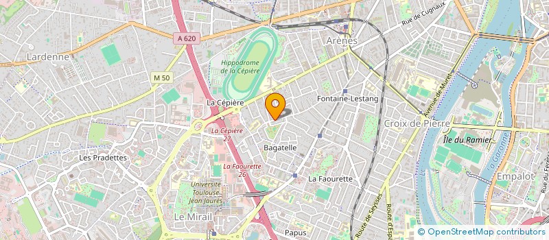 localisation de l'entreprise MONSIEUR LUDOVIC BEUGNOT à TOULOUSE