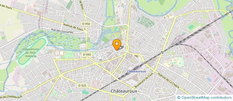 localisation de l'entreprise MONSIEUR LUDOVIC BIAUNIER à CHATEAUROUX