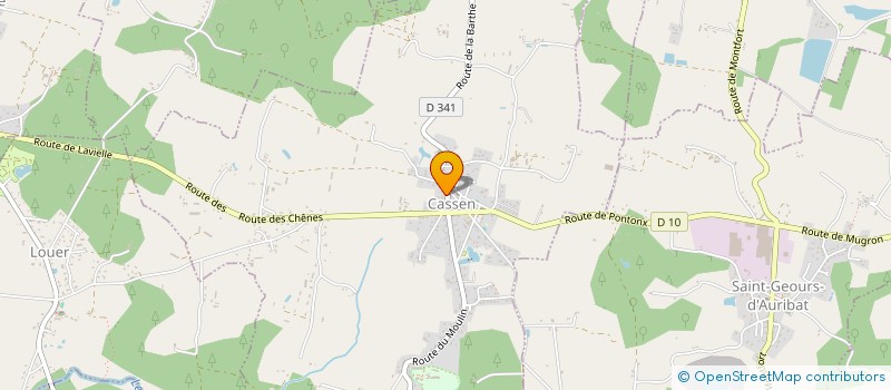 localisation de l'entreprise MONSIEUR LUDOVIC BIESBROUCK  CASSEN