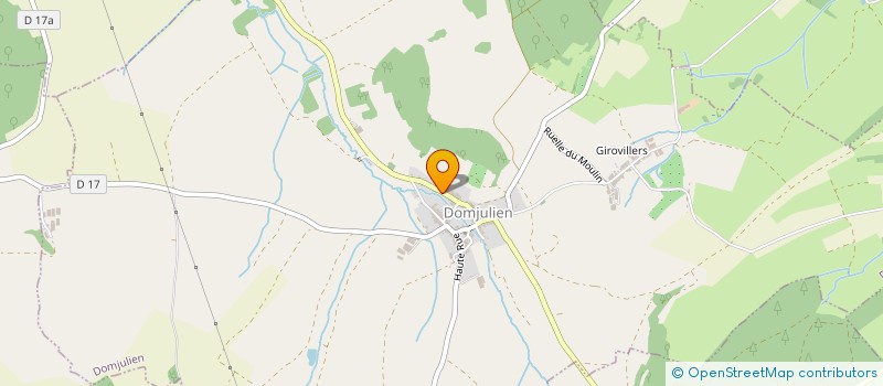 localisation de l'entreprise MONSIEUR LUDOVIC BIJOU  DOMJULIEN