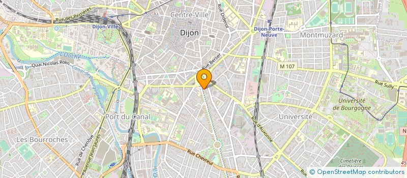 localisation de l'entreprise MONSIEUR LUDOVIC BILLARD à DIJON