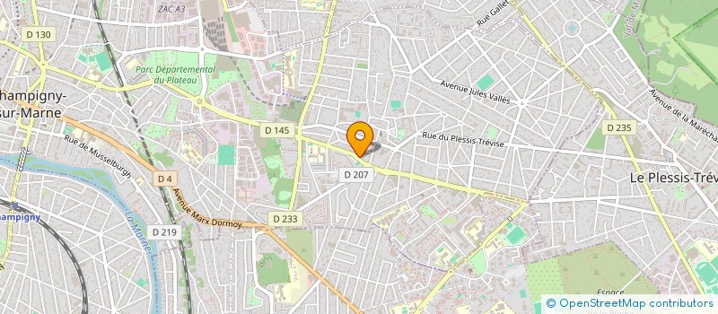 localisation de l'entreprise MONSIEUR LUDOVIC BILLARDELLO à CHAMPIGNY-SUR-MARNE