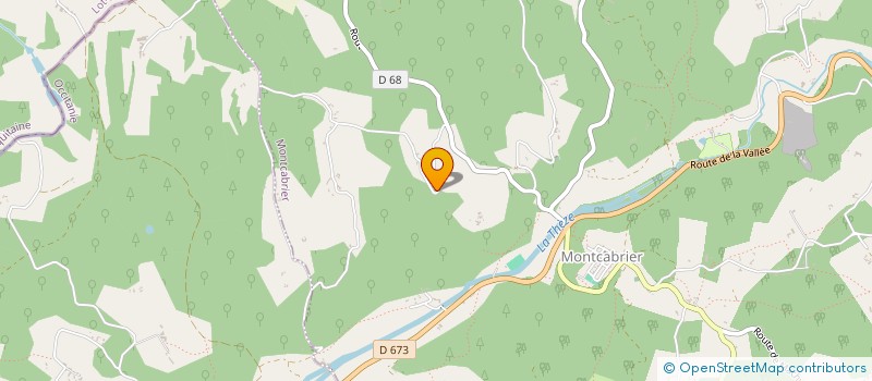 localisation de l'entreprise MONSIEUR LUDOVIC BINET  MONTCABRIER