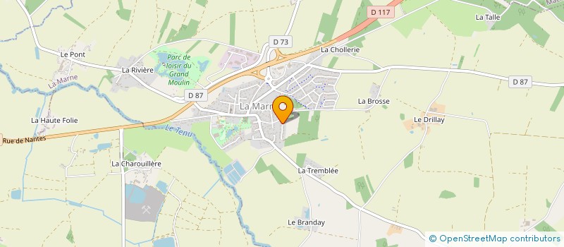 localisation de l'entreprise MONSIEUR LUDOVIC BLINEAU  LA MARNE