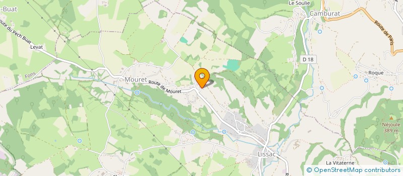 localisation de l'entreprise MONSIEUR LUDOVIC BLON  LISSAC-ET-MOURET