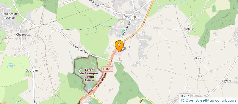 localisation de l'entreprise MONSIEUR LUDOVIC BLONDEAU  VANOSC