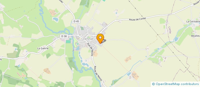 localisation de l'entreprise MONSIEUR LUDOVIC BLOSSIER  TENNIE