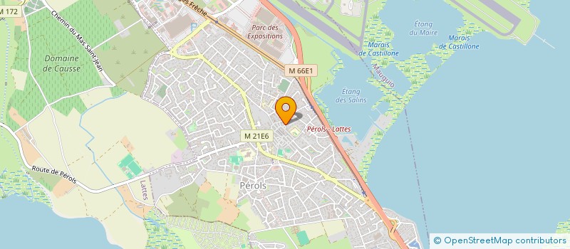 localisation de l'entreprise MONSIEUR LUDOVIC BOCH  PEROLS