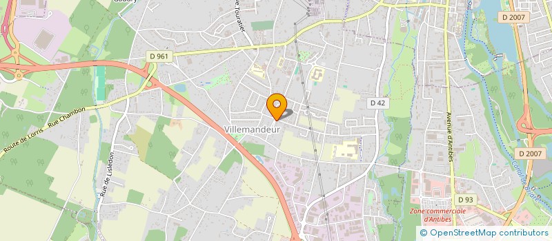 localisation de l'entreprise MONSIEUR LUDOVIC BODA à VILLEMANDEUR