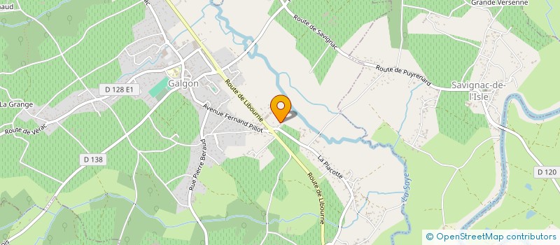 localisation de l'entreprise MONSIEUR LUDOVIC BOIRE  GALGON