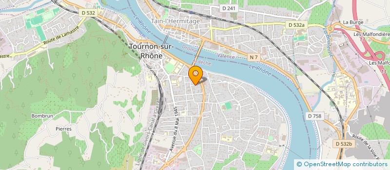 localisation de l'entreprise MONSIEUR LUDOVIC BOISSIE à TOURNON-SUR-RHONE