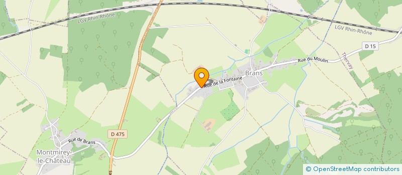 localisation de l'entreprise MONSIEUR LUDOVIC BOIVERT  BRANS