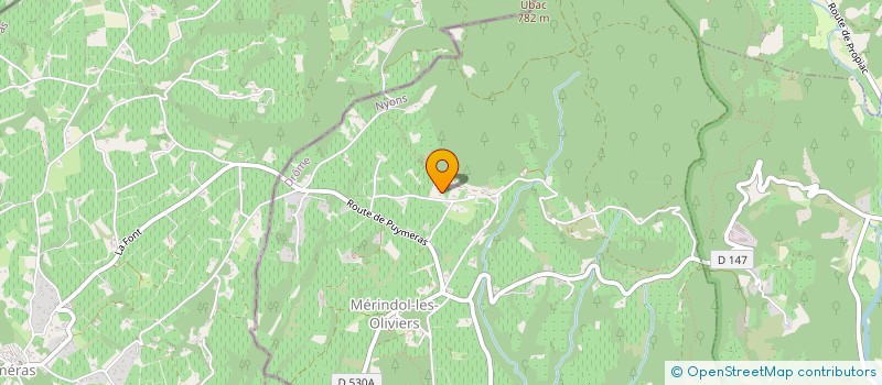 localisation de l'entreprise MONSIEUR LUDOVIC BONNAFOUX  MERINDOL-LES-OLIVIERS