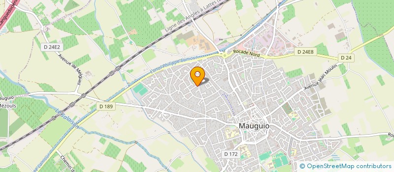 localisation de l'entreprise MONSIEUR LUDOVIC BONNAL  MAUGUIO