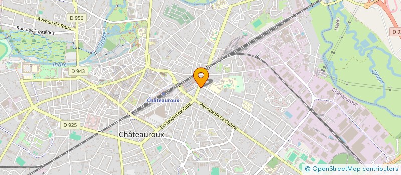 localisation de l'entreprise MONSIEUR LUDOVIC BONNAMY à CHATEAUROUX