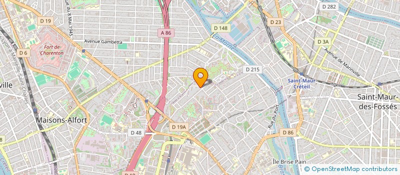 localisation de l'entreprise MONSIEUR LUDOVIC BONNEFONT  CRETEIL