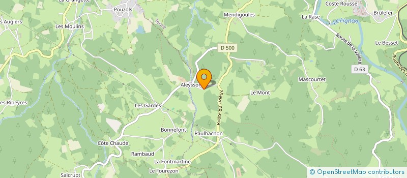 localisation de l'entreprise MONSIEUR LUDOVIC BONNET à TENCE