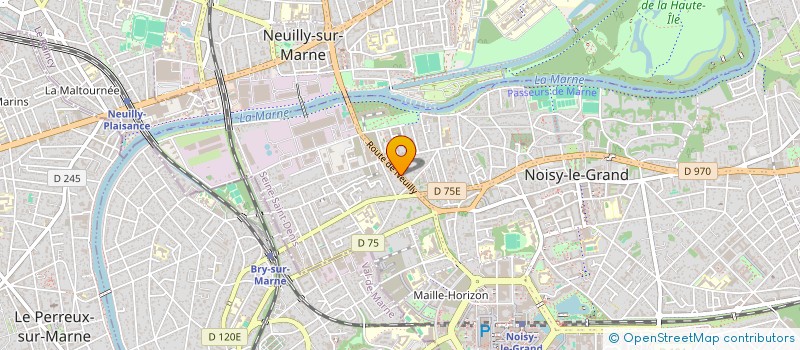 localisation de l'entreprise MONSIEUR LUDOVIC BONNICHON à NOISY-LE-GRAND