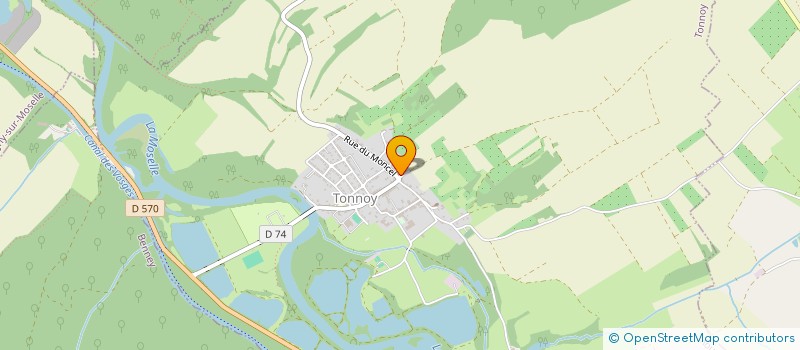 localisation de l'entreprise MONSIEUR LUDOVIC BONTE  TONNOY