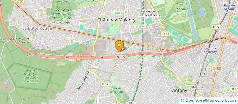 localisation de l'entreprise MONSIEUR LUDOVIC BOQUET  CHATENAY-MALABRY