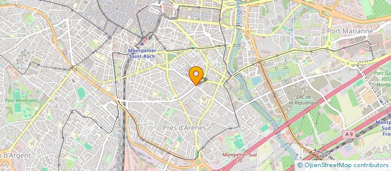 localisation de l'entreprise MONSIEUR LUDOVIC BORREL à MONTPELLIER