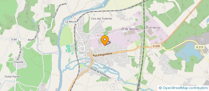 localisation de l'entreprise MONSIEUR LUDOVIC BOTET à CHATEAUNEUF-SUR-CHARENTE