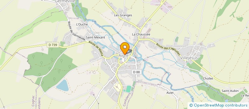 localisation de l'entreprise MONSIEUR LUDOVIC BOUCARDEAU  AIGRE