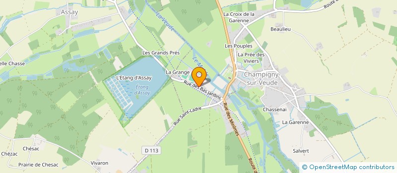 localisation de l'entreprise MONSIEUR LUDOVIC BOUCHER  CHAMPIGNY-SUR-VEUDE