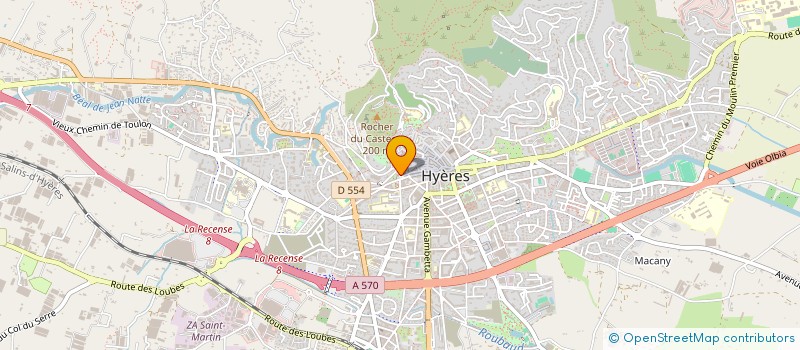 localisation de l'entreprise MONSIEUR LUDOVIC BOUCHER à HYERES