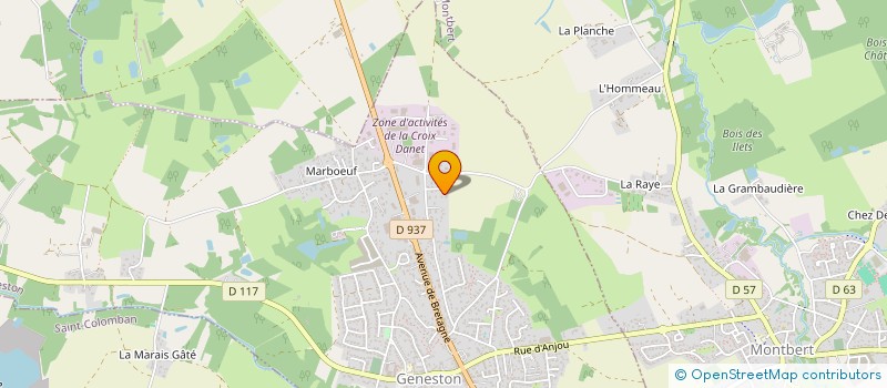 localisation de l'entreprise MONSIEUR LUDOVIC BOUCHEREAU  ROCHESERVIERE