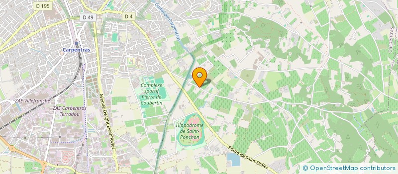 localisation de l'entreprise MONSIEUR LUDOVIC BOUCHET  CARPENTRAS