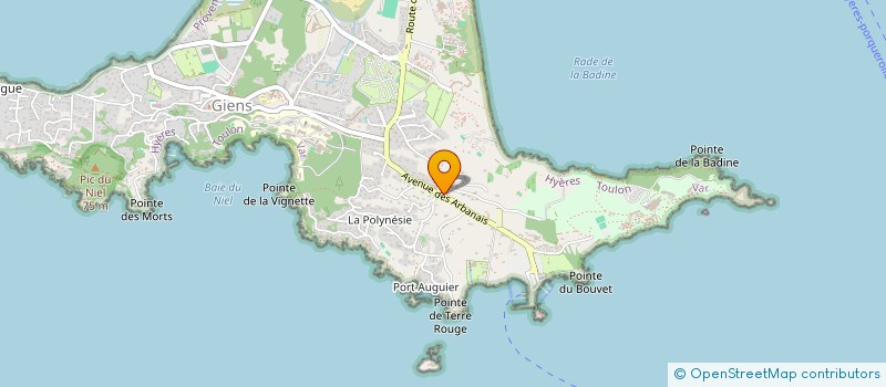 localisation de l'entreprise MONSIEUR LUDOVIC BOUCONTET  HYERES