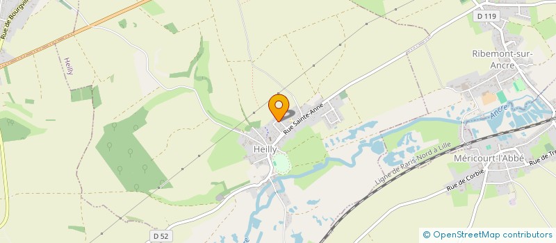 localisation de l'entreprise MONSIEUR LUDOVIC BOUFFETTE  HEILLY